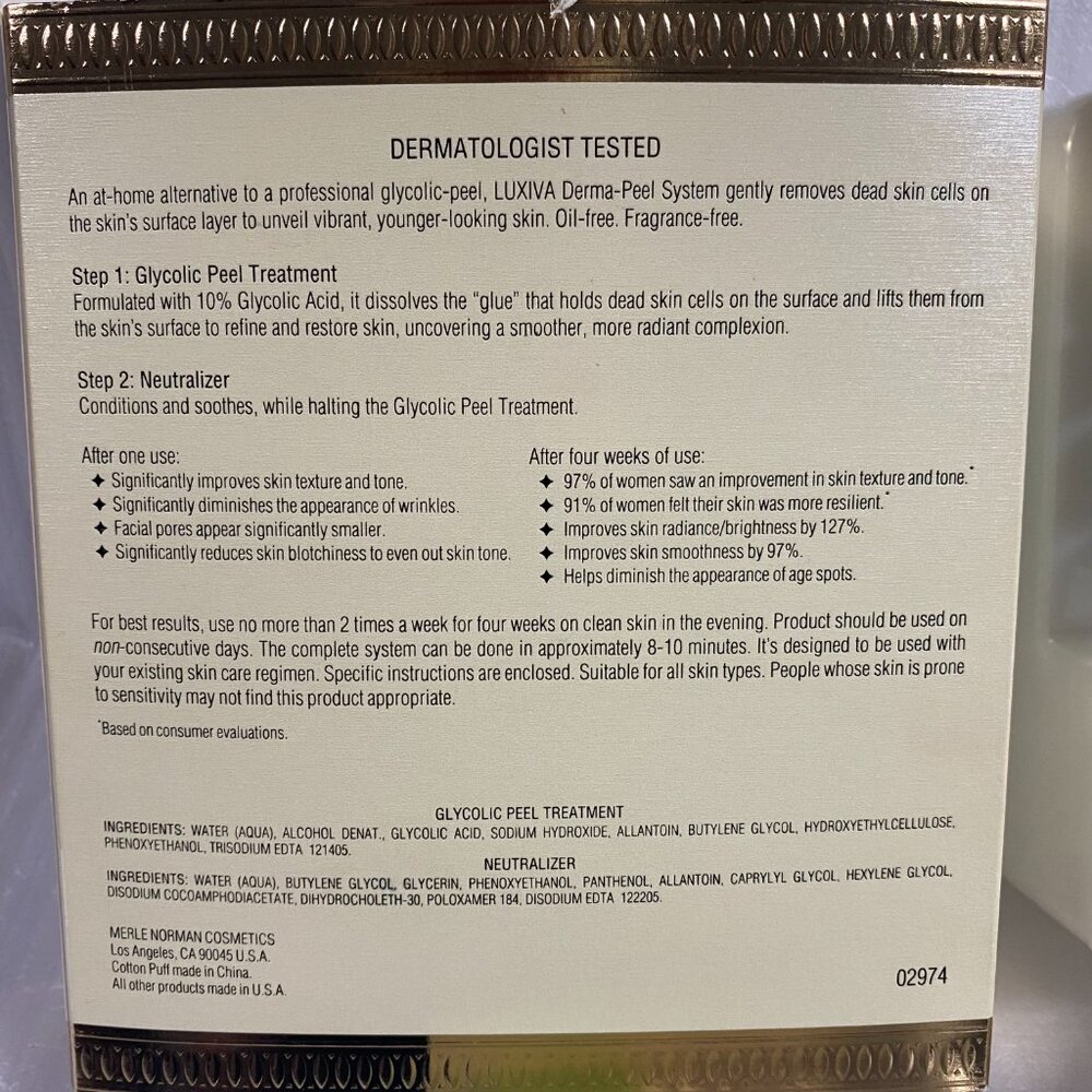Merle Norman Luxiva Derma-Peel System Brand New - Picture 3 of 6